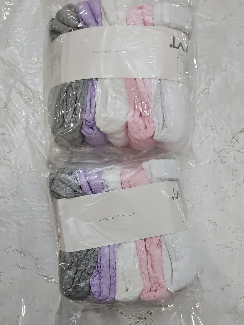 10 Pairs Toddler Girls Tights 2T-3T Non-Slip Cotton Assorted Colors New